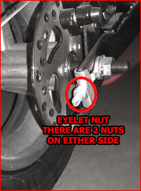 bike eyelet nuts