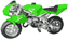green pocket bike