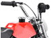 gas mini bike handlebars