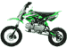 green 4-stroke dirt bike